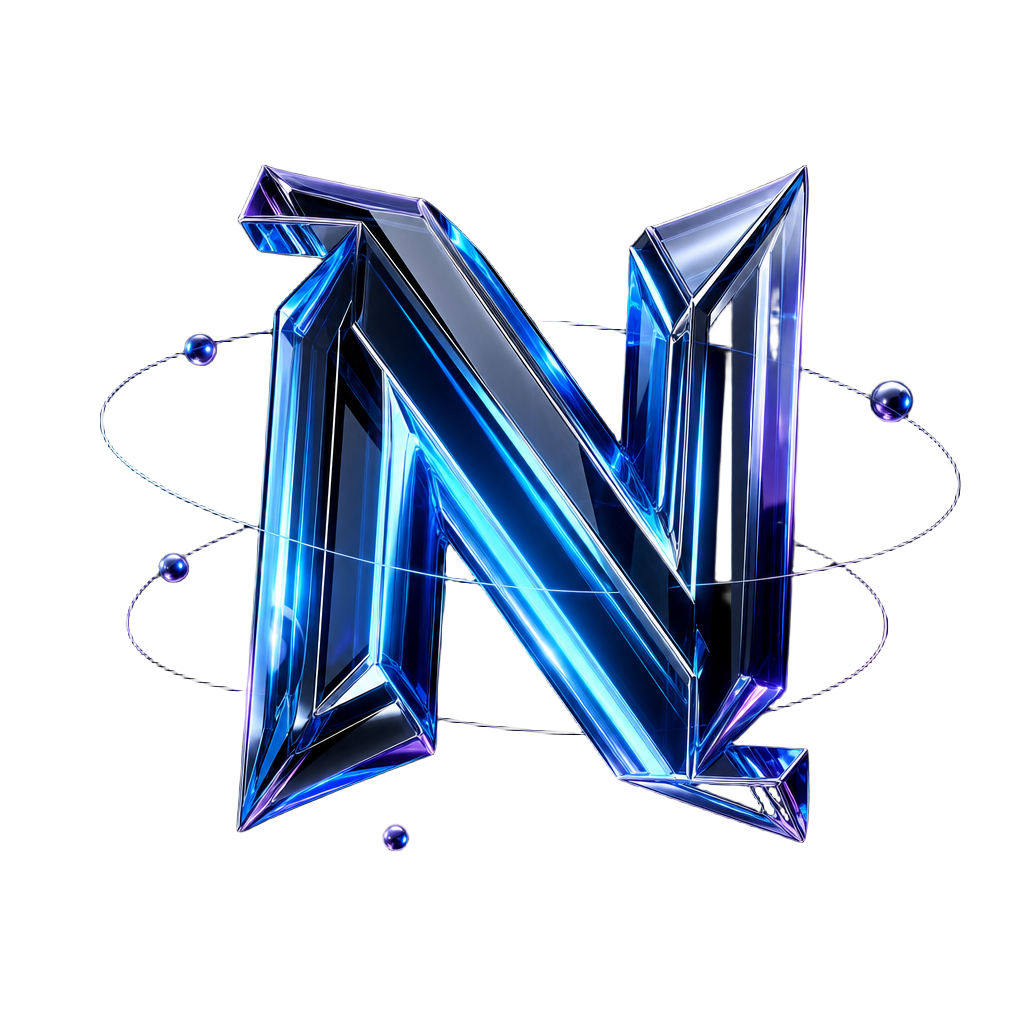 Elemento 3D da marca Nexora Digital